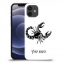 עקרב כיסוי מגן קשיח בעיצוב אישי עם השם שלך ל Apple iPhone 12 יחידה אחת סקרין מובייל