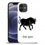 שור כיסוי מגן קשיח בעיצוב אישי עם השם שלך ל Apple iPhone 12 יחידה אחת סקרין מובייל