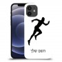 רץ כיסוי מגן קשיח בעיצוב אישי עם השם שלך ל Apple iPhone 12 יחידה אחת סקרין מובייל