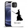 סמוראי כיסוי מגן קשיח בעיצוב אישי עם השם שלך ל Apple iPhone 12 יחידה אחת סקרין מובייל