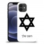 מגן דוד - ישראל כיסוי מגן קשיח בעיצוב אישי עם השם שלך ל Apple iPhone 12 יחידה אחת סקרין מובייל