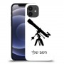 טלסקופ כיסוי מגן קשיח בעיצוב אישי עם השם שלך ל Apple iPhone 12 יחידה אחת סקרין מובייל