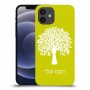 עץ כיסוי מגן קשיח בעיצוב אישי עם השם שלך ל Apple iPhone 12 יחידה אחת סקרין מובייל