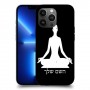 יוגה כיסוי מגן קשיח בעיצוב אישי עם השם שלך ל Apple iPhone 13 Pro Max יחידה אחת סקרין מובייל
