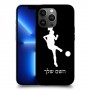 כדורגל - אישה כיסוי מגן קשיח בעיצוב אישי עם השם שלך ל Apple iPhone 13 Pro Max יחידה אחת סקרין מובייל