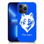 זאב כיסוי מגן קשיח בעיצוב אישי עם השם שלך ל Apple iPhone 13 Pro Max יחידה אחת סקרין מובייל