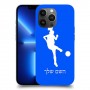 כדורגל - אישה כיסוי מגן קשיח בעיצוב אישי עם השם שלך ל Apple iPhone 13 Pro Max יחידה אחת סקרין מובייל