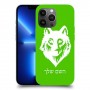 זאב כיסוי מגן קשיח בעיצוב אישי עם השם שלך ל Apple iPhone 13 Pro Max יחידה אחת סקרין מובייל