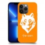 זאב כיסוי מגן קשיח בעיצוב אישי עם השם שלך ל Apple iPhone 13 Pro Max יחידה אחת סקרין מובייל