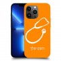 רופא סטטוסקופ כיסוי מגן קשיח בעיצוב אישי עם השם שלך ל Apple iPhone 13 Pro Max יחידה אחת סקרין מובייל