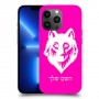 זאב כיסוי מגן קשיח בעיצוב אישי עם השם שלך ל Apple iPhone 13 Pro Max יחידה אחת סקרין מובייל