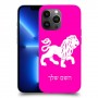 אריה כיסוי מגן קשיח בעיצוב אישי עם השם שלך ל Apple iPhone 13 Pro Max יחידה אחת סקרין מובייל