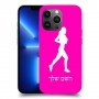ג'וגלין - אישה כיסוי מגן קשיח בעיצוב אישי עם השם שלך ל Apple iPhone 13 Pro Max יחידה אחת סקרין מובייל
