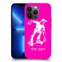 ילד סקייטבורד כיסוי מגן קשיח בעיצוב אישי עם השם שלך ל Apple iPhone 13 Pro Max יחידה אחת סקרין מובייל