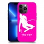 סקִי כיסוי מגן קשיח בעיצוב אישי עם השם שלך ל Apple iPhone 13 Pro Max יחידה אחת סקרין מובייל