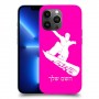סנובורד כיסוי מגן קשיח בעיצוב אישי עם השם שלך ל Apple iPhone 13 Pro Max יחידה אחת סקרין מובייל
