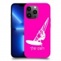גלישת מפרש כיסוי מגן קשיח בעיצוב אישי עם השם שלך ל Apple iPhone 13 Pro Max יחידה אחת סקרין מובייל