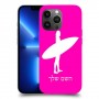 גלישה כיסוי מגן קשיח בעיצוב אישי עם השם שלך ל Apple iPhone 13 Pro Max יחידה אחת סקרין מובייל