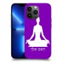 יוגה כיסוי מגן קשיח בעיצוב אישי עם השם שלך ל Apple iPhone 13 Pro Max יחידה אחת סקרין מובייל