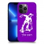 ילד סקייטבורד כיסוי מגן קשיח בעיצוב אישי עם השם שלך ל Apple iPhone 13 Pro Max יחידה אחת סקרין מובייל