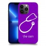 רופא סטטוסקופ כיסוי מגן קשיח בעיצוב אישי עם השם שלך ל Apple iPhone 13 Pro Max יחידה אחת סקרין מובייל
