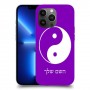 סמל יינג יאנג - סין כיסוי מגן קשיח בעיצוב אישי עם השם שלך ל Apple iPhone 13 Pro Max יחידה אחת סקרין מובייל