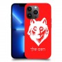 זאב כיסוי מגן קשיח בעיצוב אישי עם השם שלך ל Apple iPhone 13 Pro Max יחידה אחת סקרין מובייל