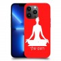 יוגה כיסוי מגן קשיח בעיצוב אישי עם השם שלך ל Apple iPhone 13 Pro Max יחידה אחת סקרין מובייל