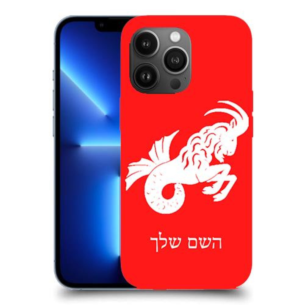 גדי כיסוי מגן קשיח בעיצוב אישי עם השם שלך ל Apple iPhone 13 Pro Max יחידה אחת סקרין מובייל