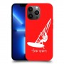 גלישת מפרש כיסוי מגן קשיח בעיצוב אישי עם השם שלך ל Apple iPhone 13 Pro Max יחידה אחת סקרין מובייל