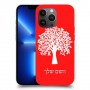 עץ כיסוי מגן קשיח בעיצוב אישי עם השם שלך ל Apple iPhone 13 Pro Max יחידה אחת סקרין מובייל