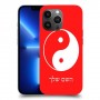 סמל יינג יאנג - סין כיסוי מגן קשיח בעיצוב אישי עם השם שלך ל Apple iPhone 13 Pro Max יחידה אחת סקרין מובייל