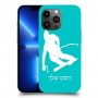 סקִי כיסוי מגן קשיח בעיצוב אישי עם השם שלך ל Apple iPhone 13 Pro Max יחידה אחת סקרין מובייל
