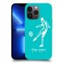שחקן כדורגל כיסוי מגן קשיח בעיצוב אישי עם השם שלך ל Apple iPhone 13 Pro Max יחידה אחת סקרין מובייל