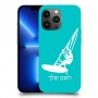 גלישת מפרש כיסוי מגן קשיח בעיצוב אישי עם השם שלך ל Apple iPhone 13 Pro Max יחידה אחת סקרין מובייל