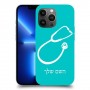 רופא סטטוסקופ כיסוי מגן קשיח בעיצוב אישי עם השם שלך ל Apple iPhone 13 Pro Max יחידה אחת סקרין מובייל
