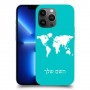 מפת העולם כיסוי מגן קשיח בעיצוב אישי עם השם שלך ל Apple iPhone 13 Pro Max יחידה אחת סקרין מובייל