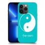 סמל יינג יאנג - סין כיסוי מגן קשיח בעיצוב אישי עם השם שלך ל Apple iPhone 13 Pro Max יחידה אחת סקרין מובייל