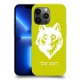 זאב כיסוי מגן קשיח בעיצוב אישי עם השם שלך ל Apple iPhone 13 Pro Max יחידה אחת סקרין מובייל