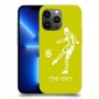 שחקן כדורגל כיסוי מגן קשיח בעיצוב אישי עם השם שלך ל Apple iPhone 13 Pro Max יחידה אחת סקרין מובייל