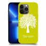 עץ כיסוי מגן קשיח בעיצוב אישי עם השם שלך ל Apple iPhone 13 Pro Max יחידה אחת סקרין מובייל