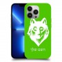 זאב כיסוי מגן קשיח בעיצוב אישי עם השם שלך ל Apple iPhone 13 Pro יחידה אחת סקרין מובייל