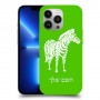 זברה כיסוי מגן קשיח בעיצוב אישי עם השם שלך ל Apple iPhone 13 Pro יחידה אחת סקרין מובייל