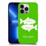 דגים כיסוי מגן קשיח בעיצוב אישי עם השם שלך ל Apple iPhone 13 Pro יחידה אחת סקרין מובייל