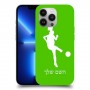 כדורגל - אישה כיסוי מגן קשיח בעיצוב אישי עם השם שלך ל Apple iPhone 13 Pro יחידה אחת סקרין מובייל