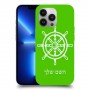 הגה - קפטן - ים כיסוי מגן קשיח בעיצוב אישי עם השם שלך ל Apple iPhone 13 Pro יחידה אחת סקרין מובייל