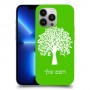 עץ כיסוי מגן קשיח בעיצוב אישי עם השם שלך ל Apple iPhone 13 Pro יחידה אחת סקרין מובייל
