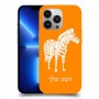 זברה כיסוי מגן קשיח בעיצוב אישי עם השם שלך ל Apple iPhone 13 Pro יחידה אחת סקרין מובייל