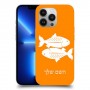 דגים כיסוי מגן קשיח בעיצוב אישי עם השם שלך ל Apple iPhone 13 Pro יחידה אחת סקרין מובייל
