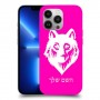 זאב כיסוי מגן קשיח בעיצוב אישי עם השם שלך ל Apple iPhone 13 Pro יחידה אחת סקרין מובייל